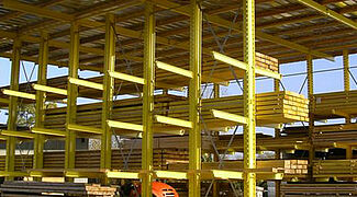 rack clad warehouse cantilever