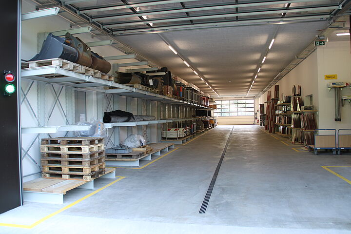 cantilever racking galvanized