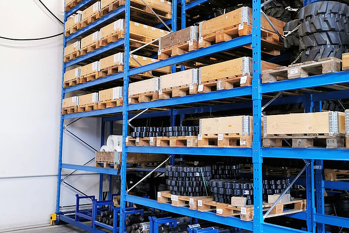 mobile pallet racking