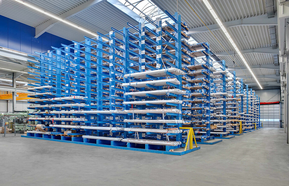 cantilever racking for the metal trade