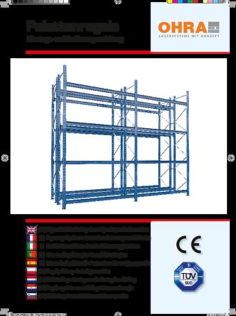 Montage- und Bedienungsanleitung Palettenregale