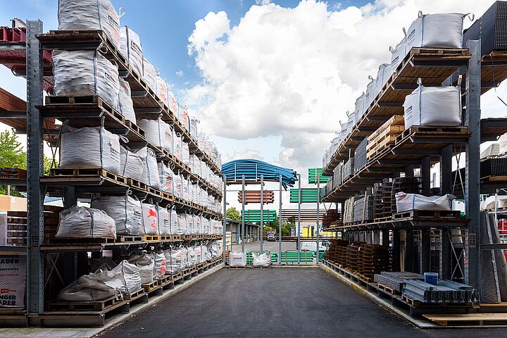 cantilever racking, galvanized