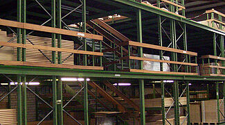 pallet rack mezzanine floor