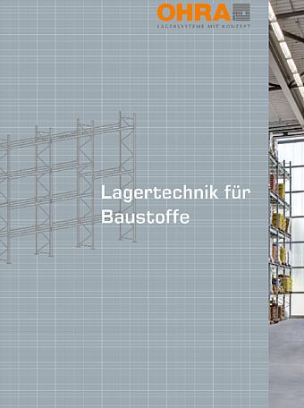 Lagertechnik für Baustoffe